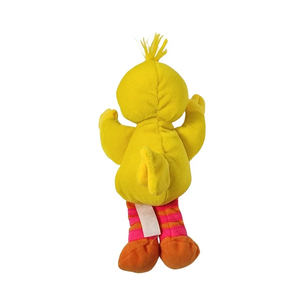 Sesame Street Big Bird Plush Stuffed Animal Yellow Striped Legs 8.5 Inch Vintage